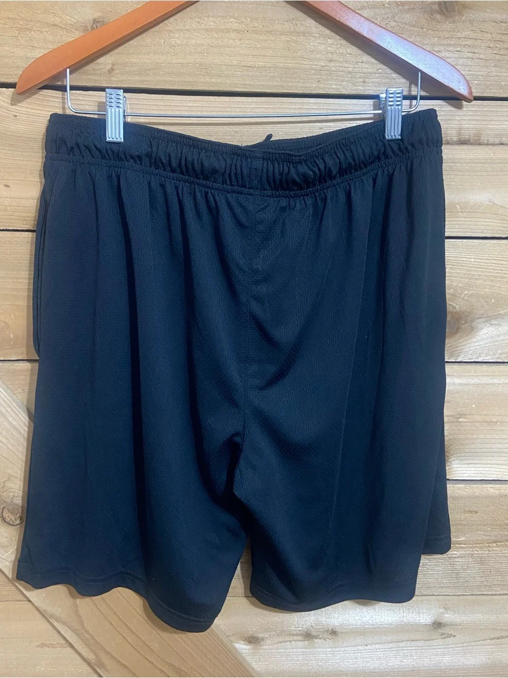 Athletic Works Black Drawstring Athletic Shorts